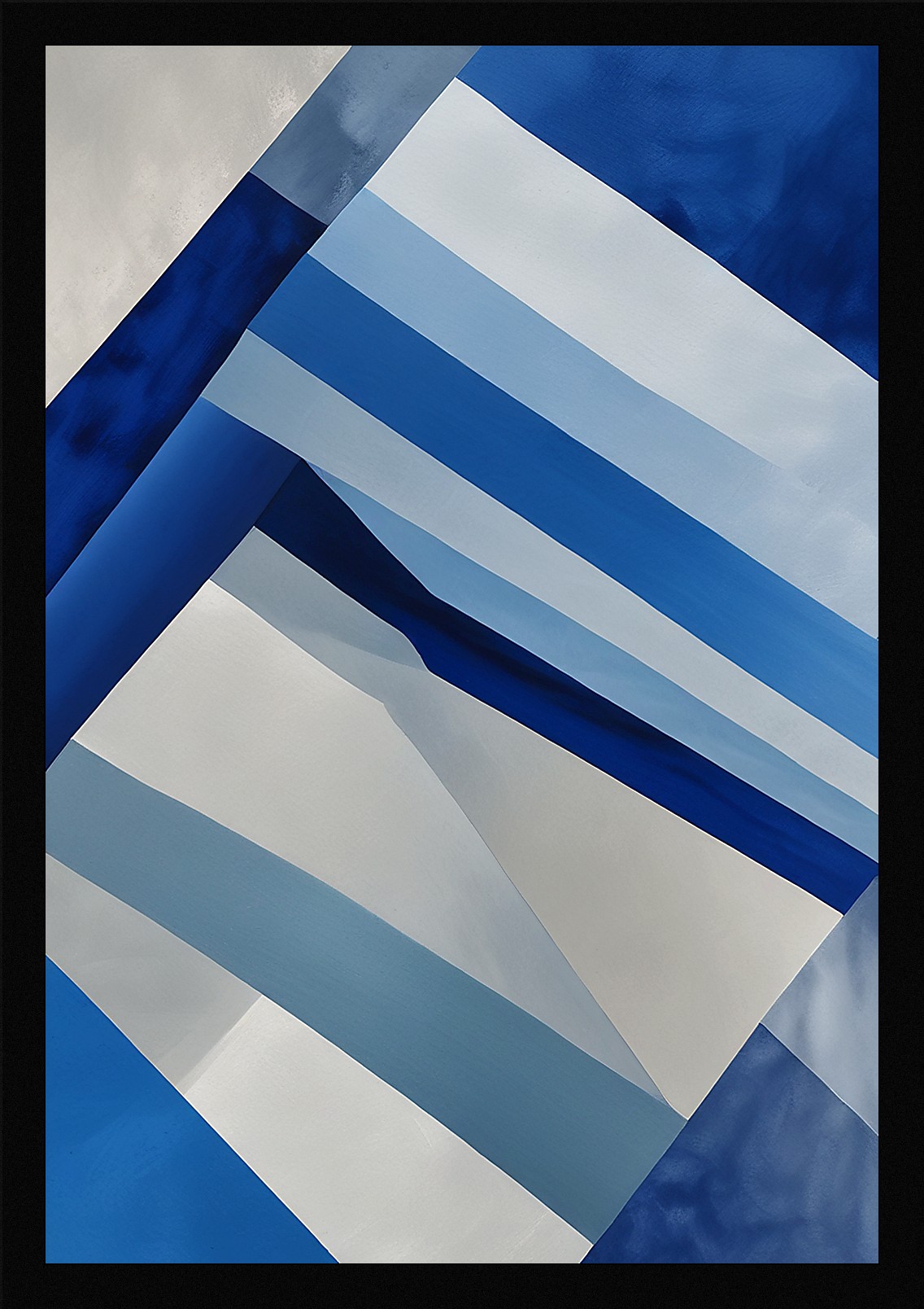 Bold Color Field Framed Wall Art Poster Canvas Print Picture