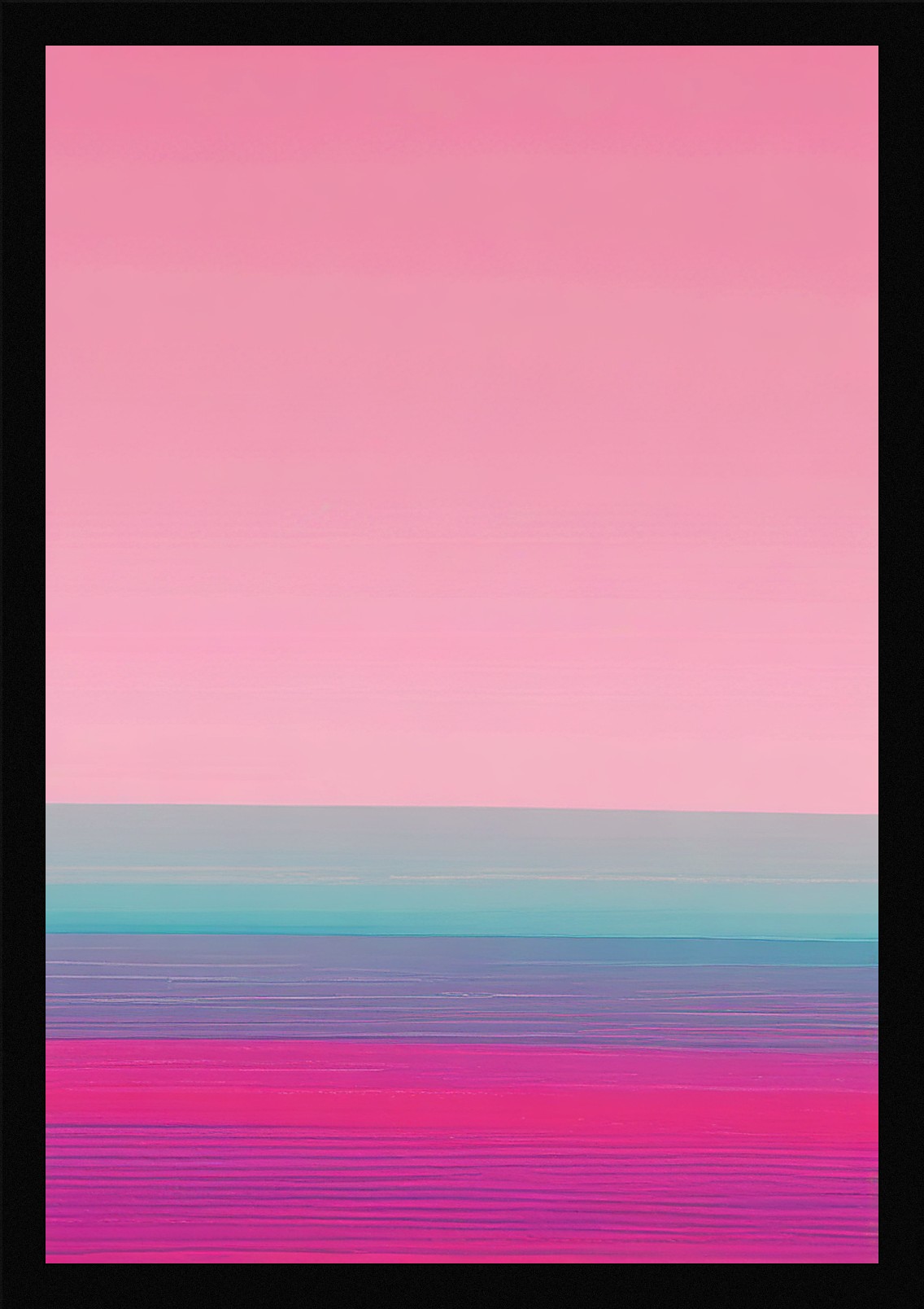 Bold Color Field Framed Wall Art Poster Canvas Print Picture