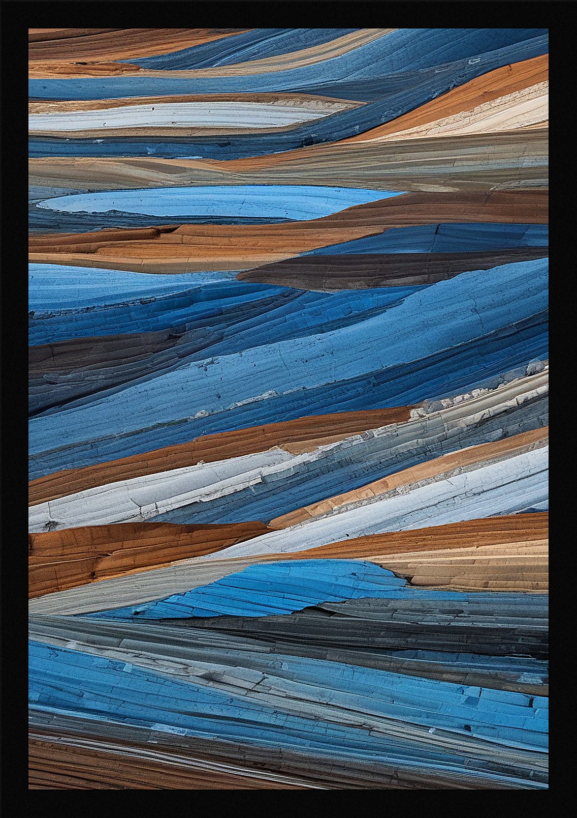 Bold Color Field Framed Wall Art Poster Canvas Print Picture
