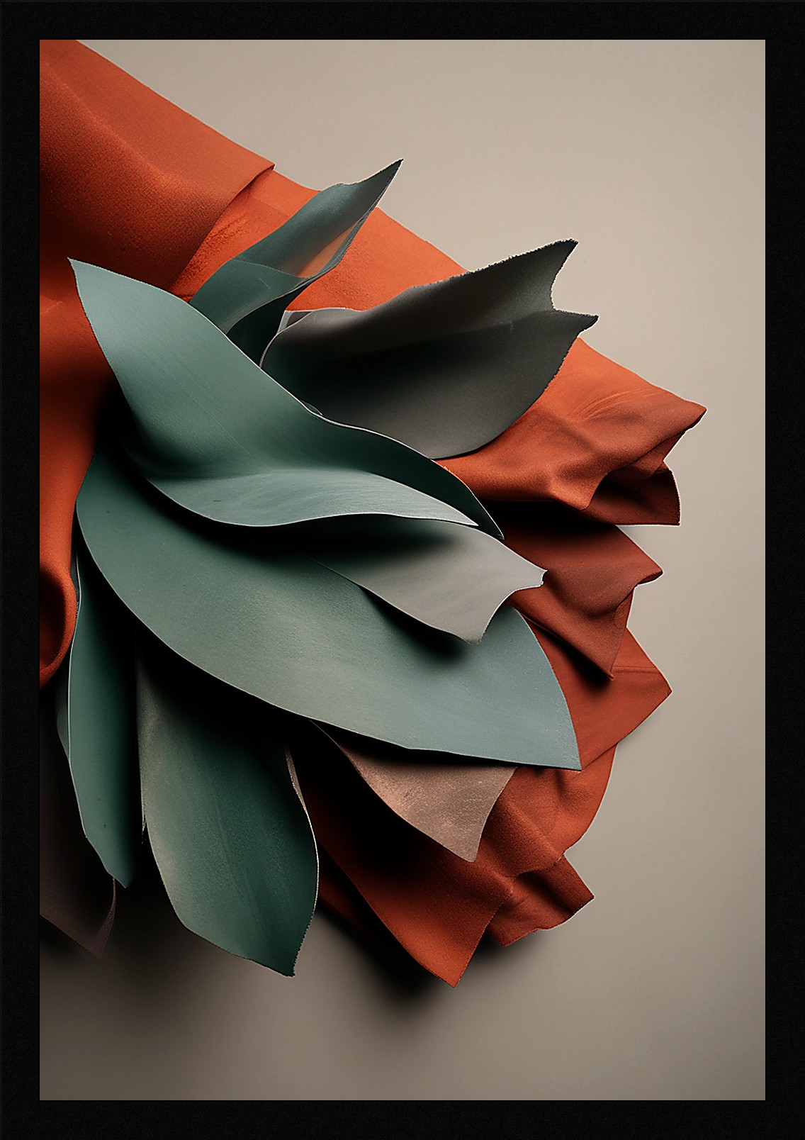 Bold Color Field Framed Wall Art Poster Canvas Print Picture