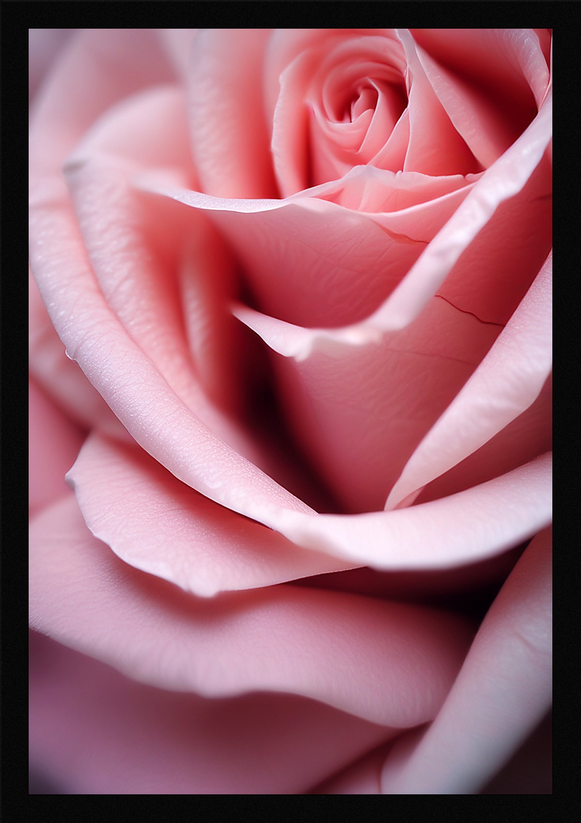Moody Roses Framed Wall Art Poster Canvas Print Picture