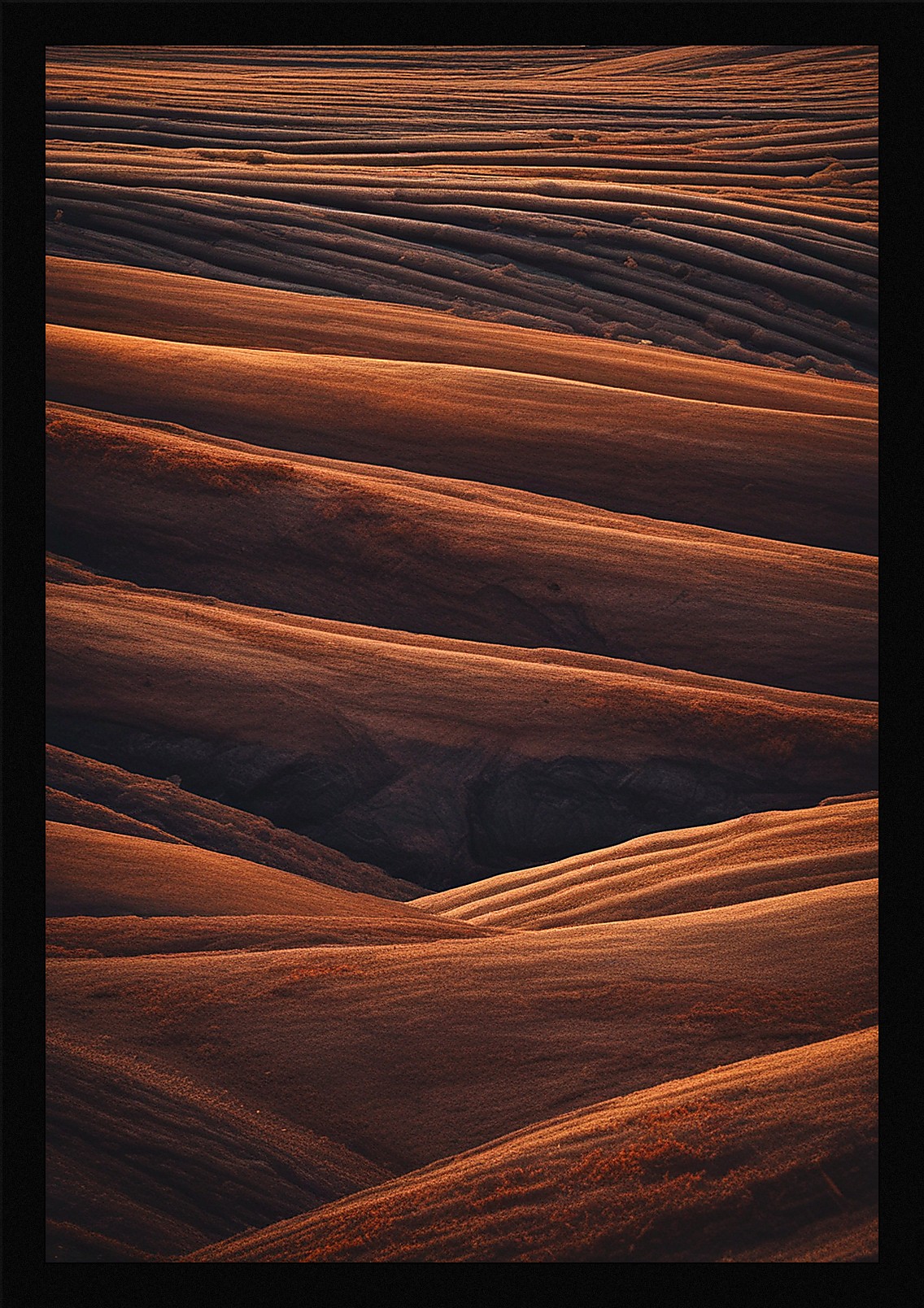 Bold Color Field Framed Wall Art Poster Canvas Print Picture