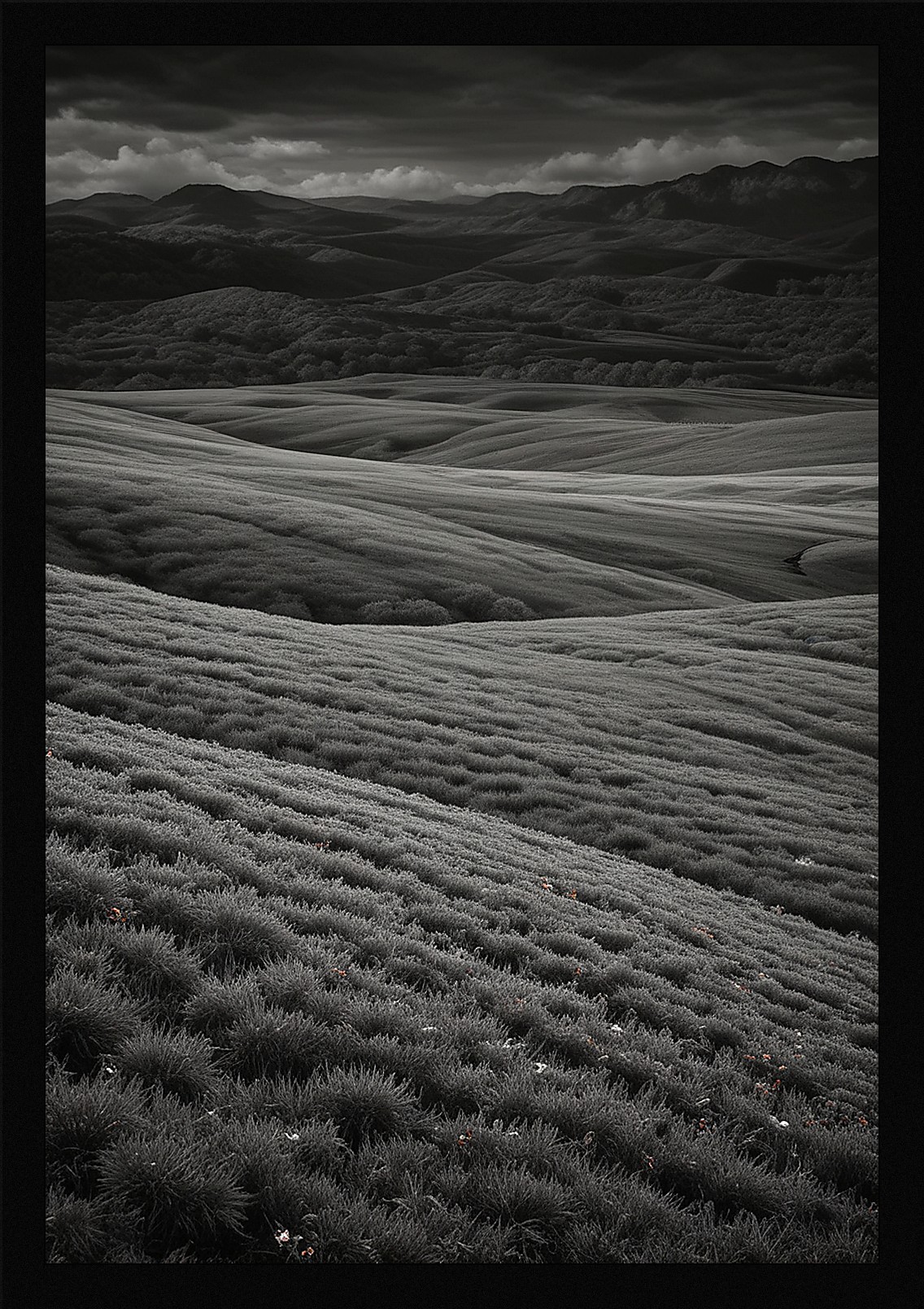 Bold Color Field Framed Wall Art Poster Canvas Print Picture