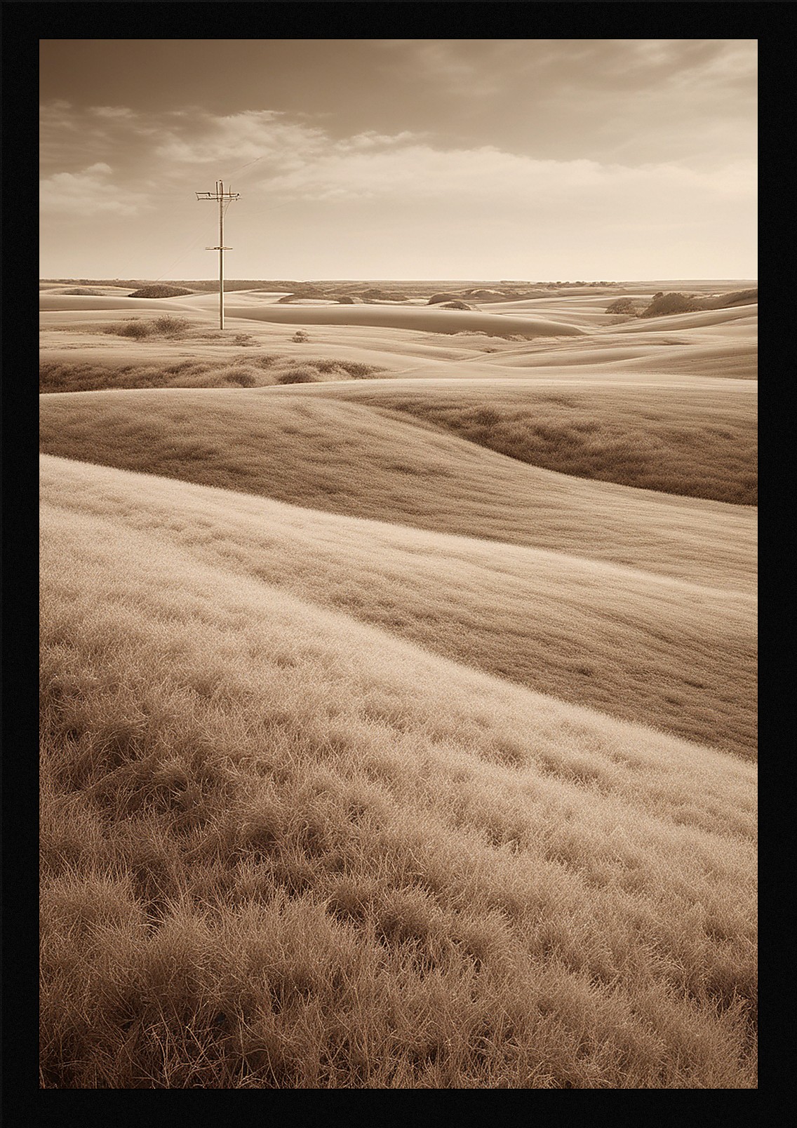 Bold Color Field Framed Wall Art Poster Canvas Print Picture