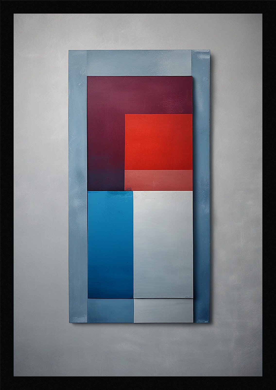 Bold Color Field Framed Wall Art Poster Canvas Print Picture
