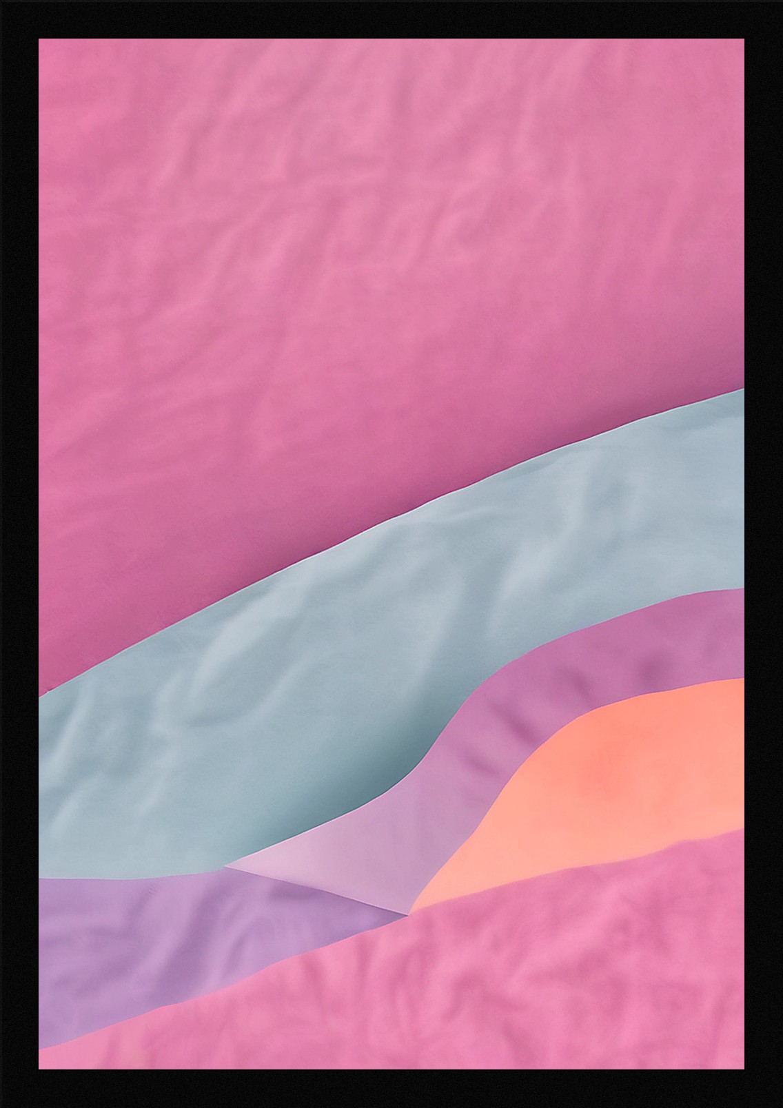 Bold Color Field Framed Wall Art Poster Canvas Print Picture